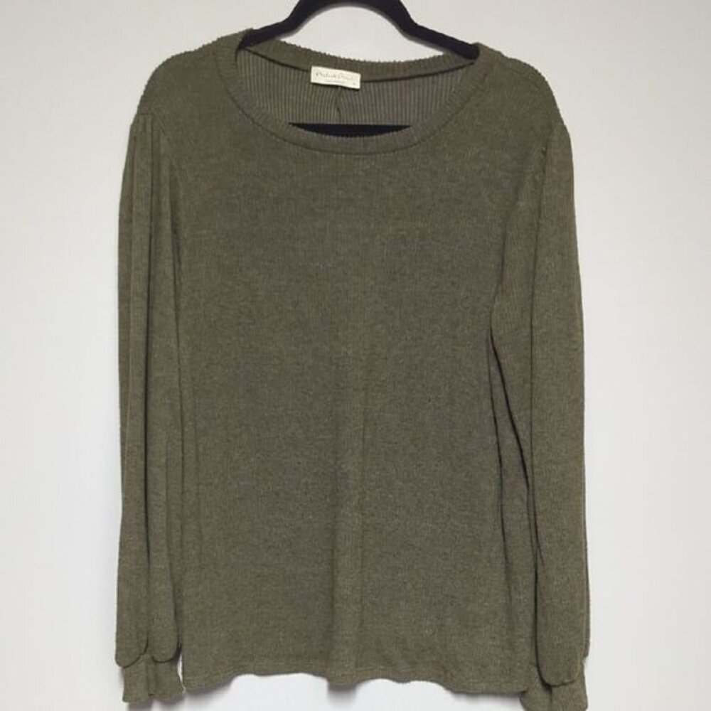 Olive Green Women's Top